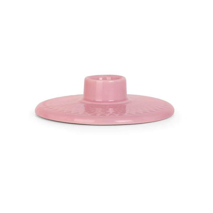 Rhombe キャンドルホルダー3 cm - Pink - Lyngby Porcelæn | リュンビューポーセリン