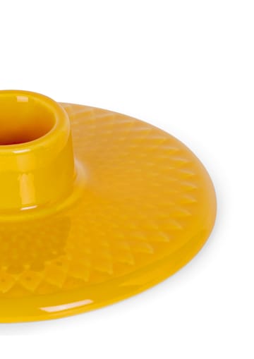 Rhombe キャンドルホルダー3 cm - Yellow - Lyngby Porcelæn | リュンビューポーセリン