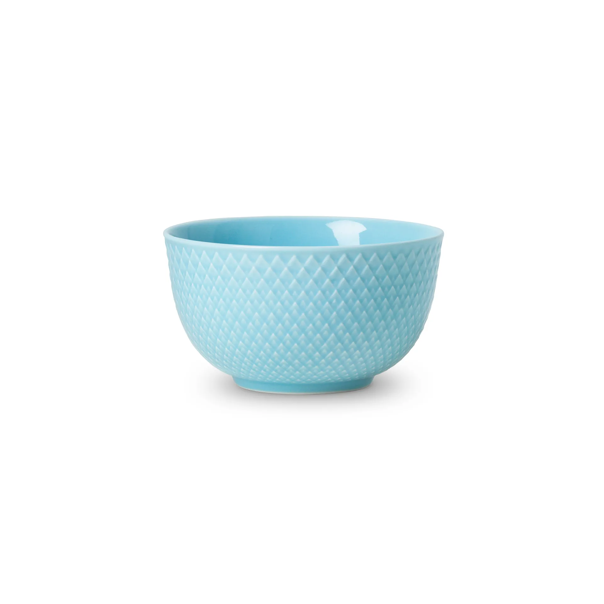 Rhombe ボウル 32 cl, turquoise Lyngby Porcelæn | リュンビューポーセリン