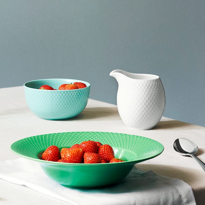 Rhombe ボウル 32 cl, turquoise Lyngby Porcelæn | リュンビューポーセリン