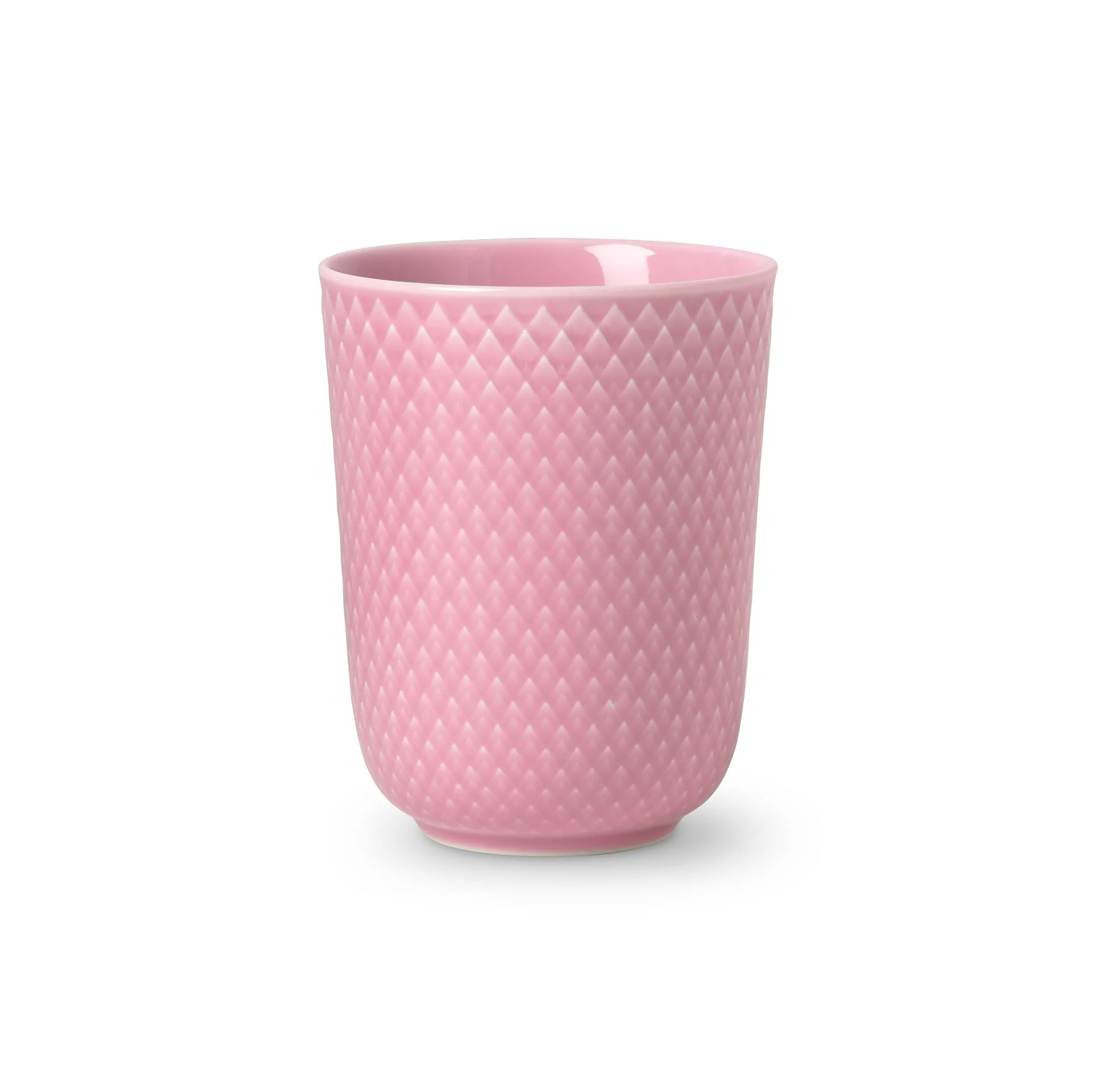 Rhombe マグ ハンドルなし 33 cl, pink Lyngby Porcelæn | リュンビューポーセリン