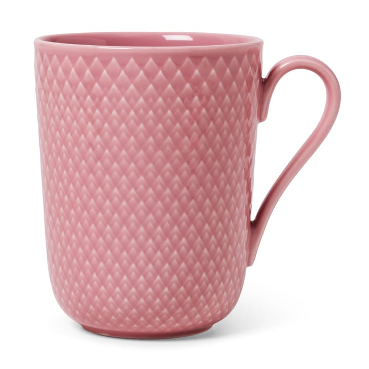 Rhombe マグ ハンドル付き 33 cl - Pink - Lyngby Porcelæn | リュンビューポーセリン