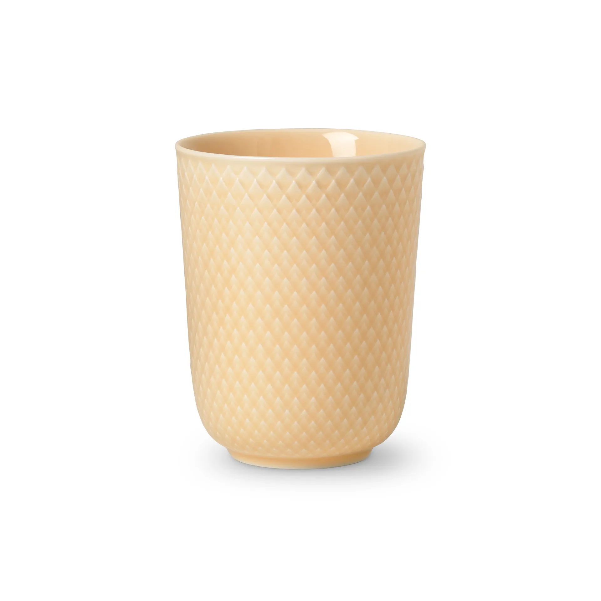 Rhombe マグ ハンドルなし 33 cl, sand Lyngby Porcelæn | リュンビューポーセリン