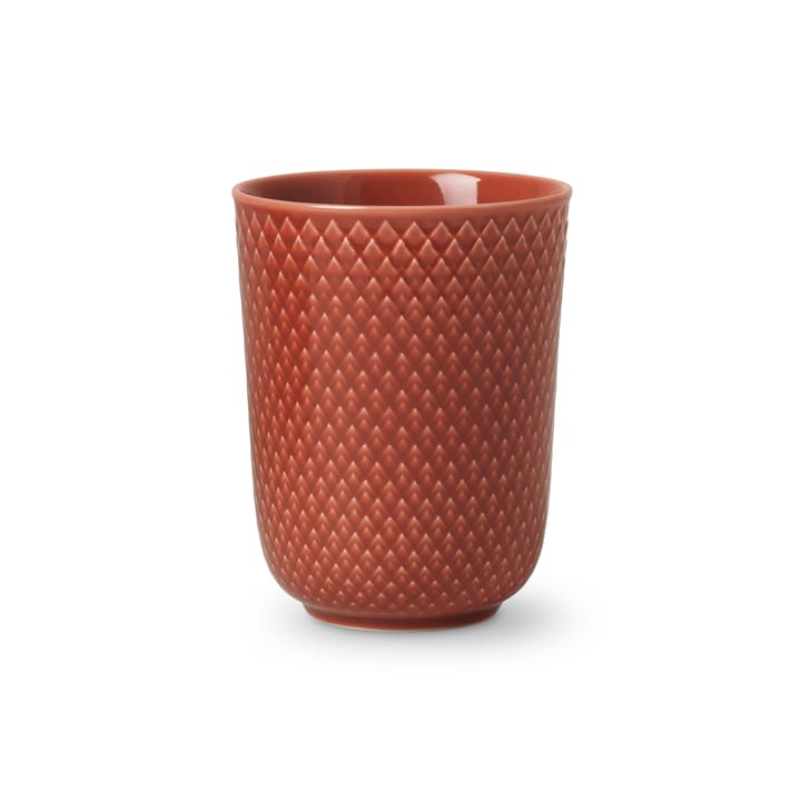 Rhombe マグ ハンドルなし 33 cl - terracotta - Lyngby Porcelæn | リュンビューポーセリン