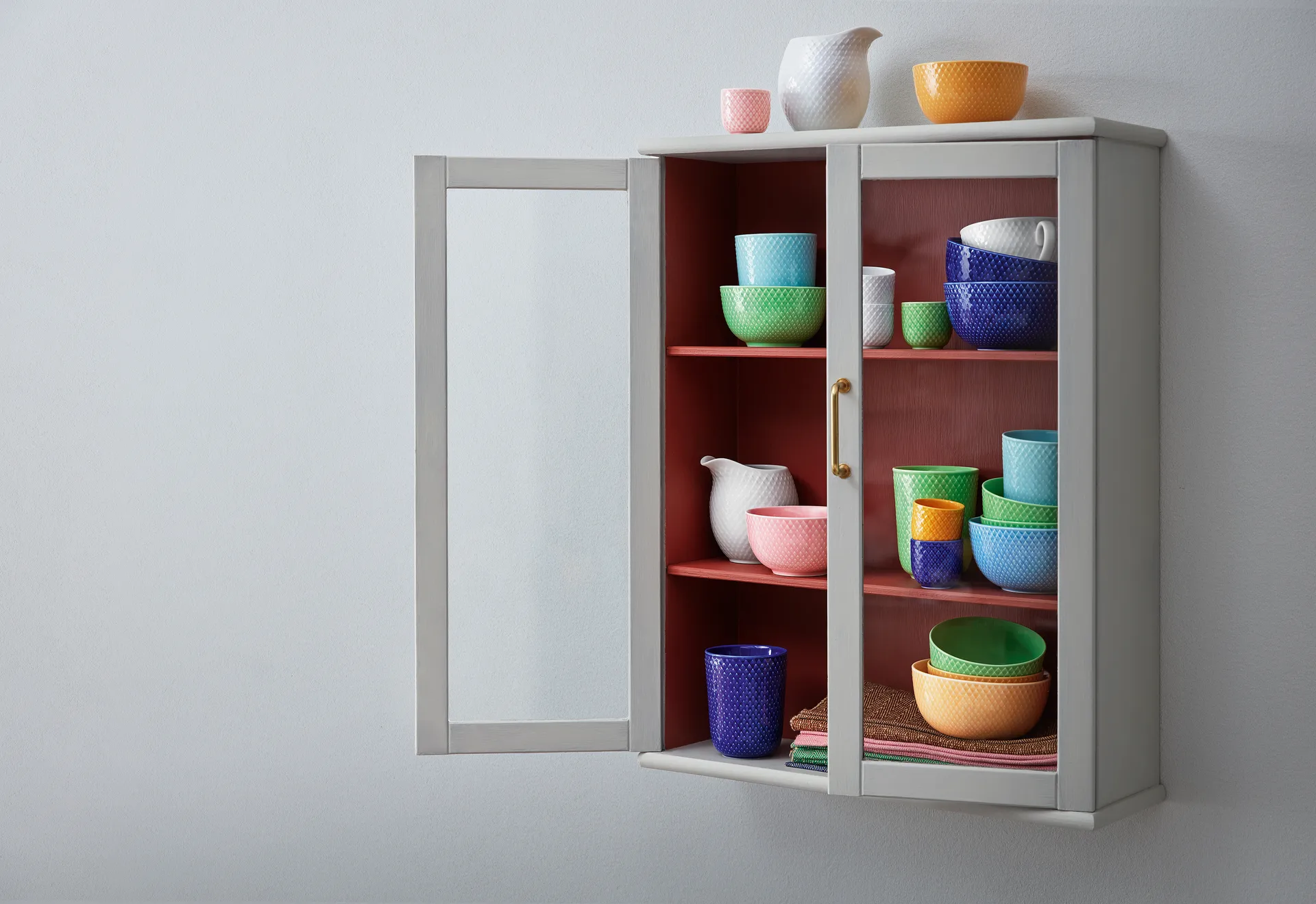 Rhombe マグ ハンドルなし 33 cl, Turquoise Lyngby Porcelæn | リュンビューポーセリン