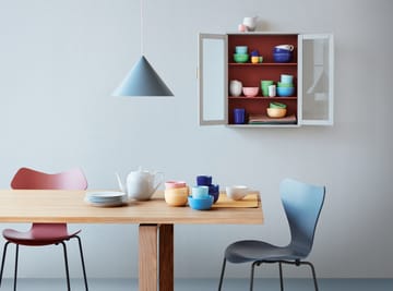 Rhombe マグ ハンドルなし 33 cl - Turquoise - Lyngby Porcelæn | リュンビューポーセリン