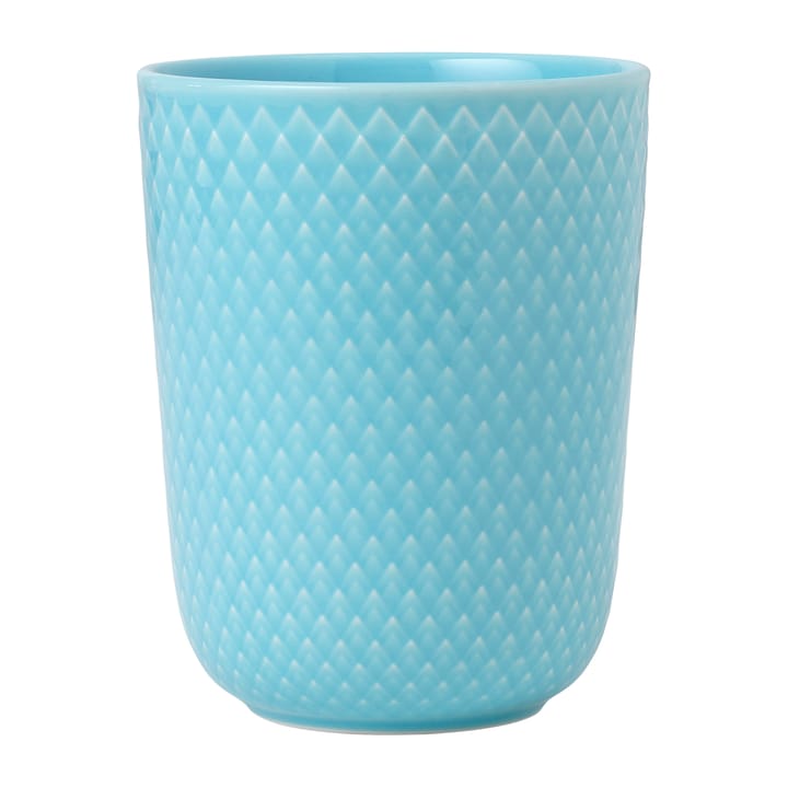 Rhombe マグ ハンドルなし 33 cl - Turquoise - Lyngby Porcelæn | リュンビューポーセリン