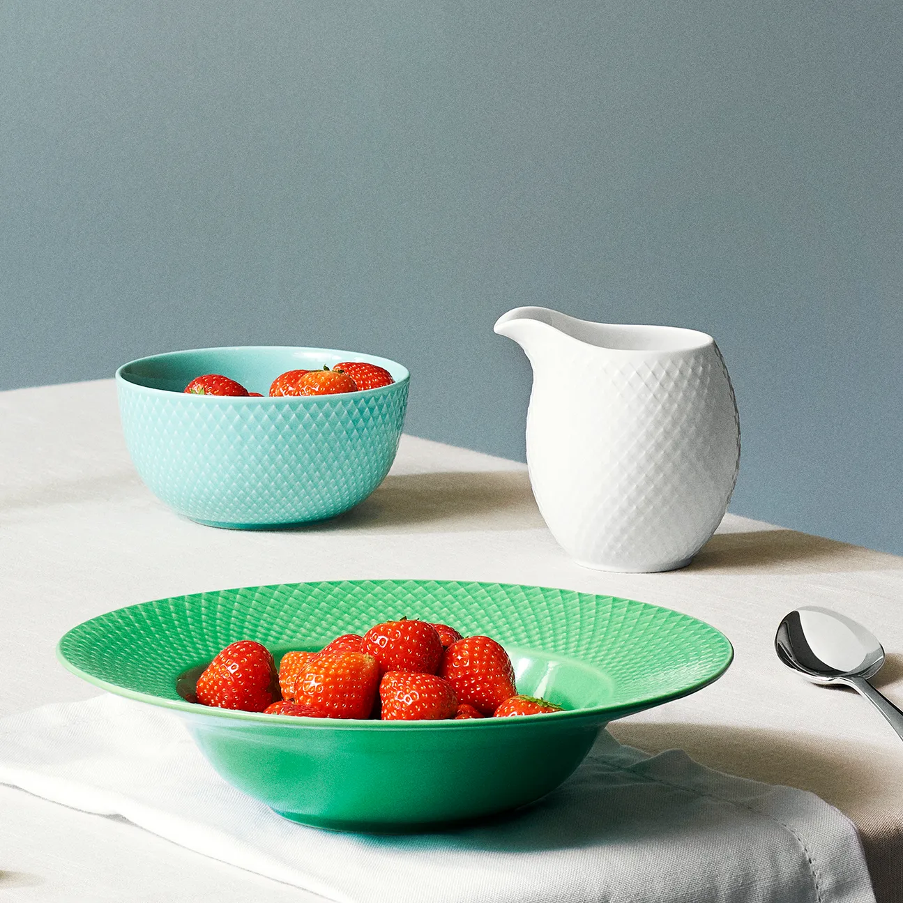 Rhombe ミルクピッチャー 39 cl, white Lyngby Porcelæn | リュンビューポーセリン