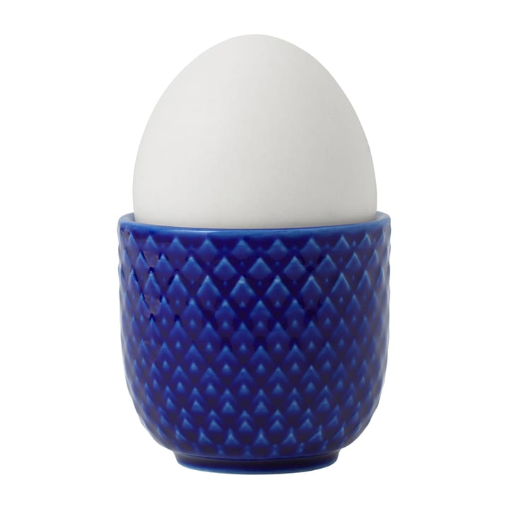 Rhombe エッグカップ Ø5 cm, Dark blue Lyngby Porcelæn | リュンビューポーセリン