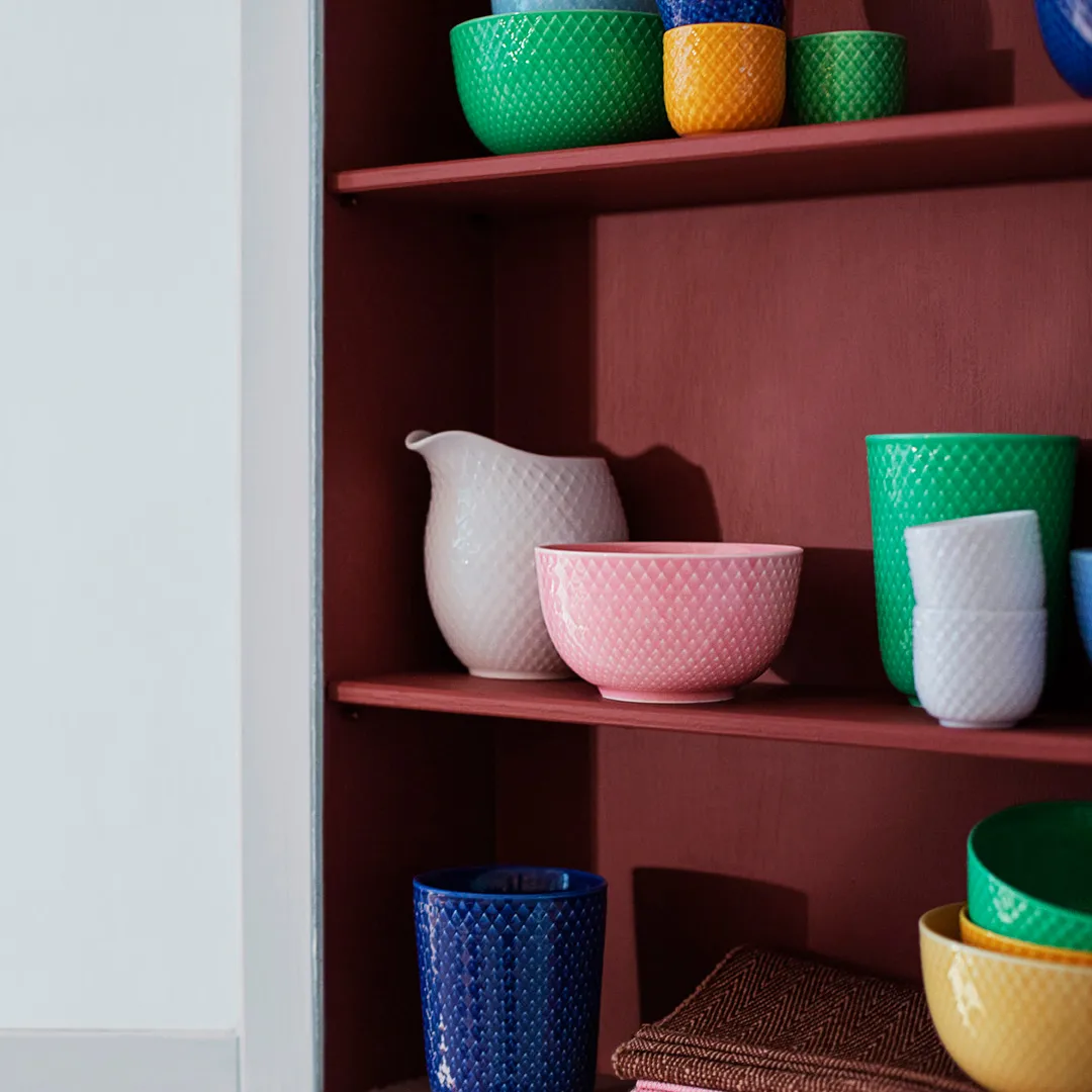 Rhombe エッグカップ Ø5 cm, Green Lyngby Porcelæn | リュンビューポーセリン