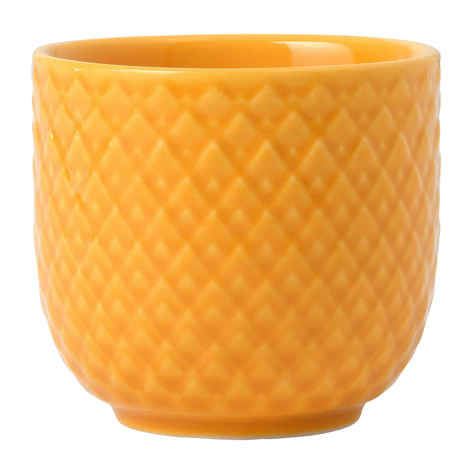 Rhombe エッグカップ Ø5 cm, Yellow Lyngby Porcelæn | リュンビューポーセリン