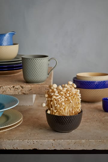 Rhombe Earth ボウル Ø11 cm - Slate - Lyngby Porcelæn | リュンビューポーセリン