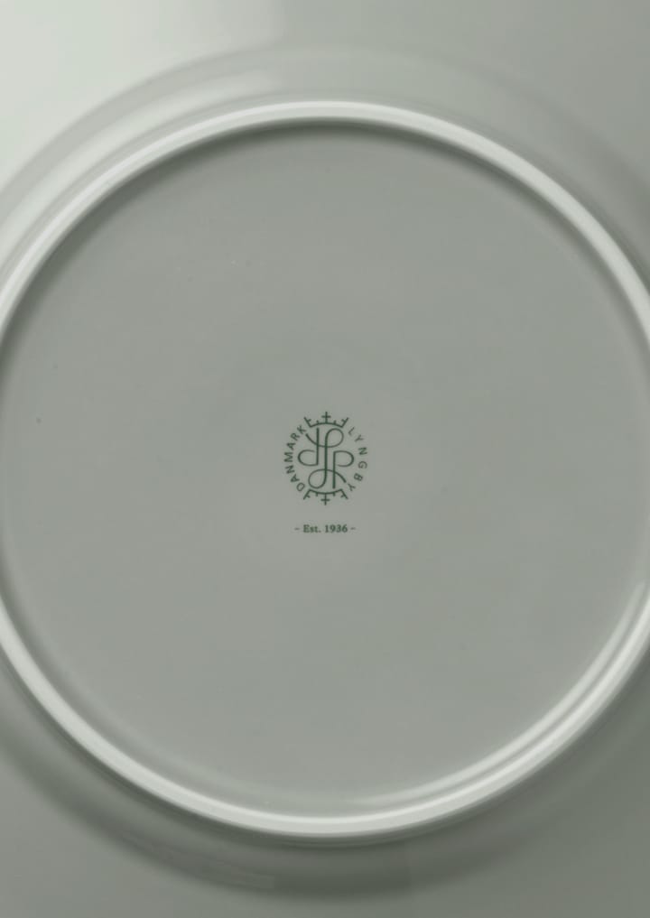 Rhombe Earth ランチプレート Ø21 cm, Moss Lyngby Porcelæn | リュンビューポーセリン