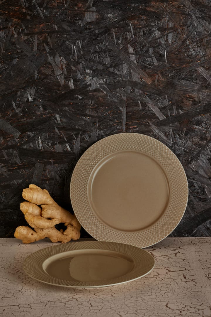 Rhombe Earth ランチプレート Ø23 cm, Clay Lyngby Porcelæn | リュンビューポーセリン