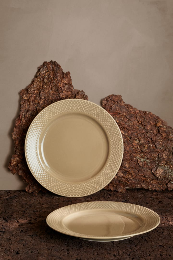 Rhombe Earth ディナープレート Ø27 cm, Marble Lyngby Porcelæn | リュンビューポーセリン
