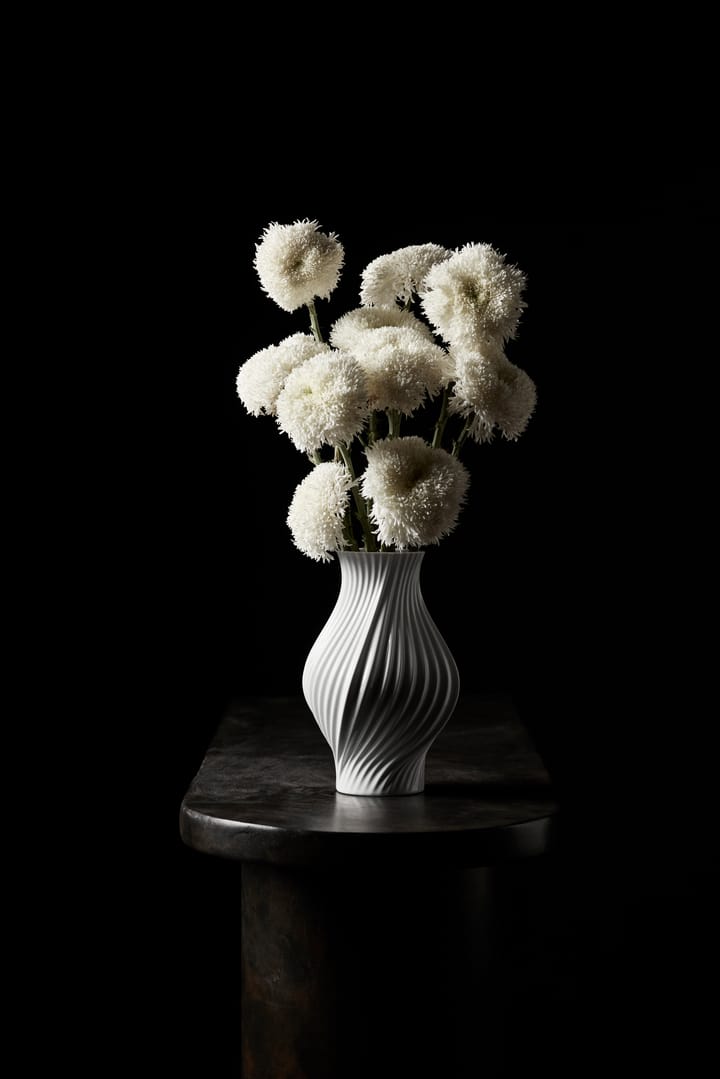 Twist 花瓶 25 cm, White Lyngby Porcelæn | リュンビューポーセリン