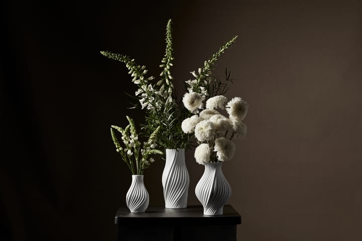 Twist 花瓶 25 cm, White Lyngby Porcelæn | リュンビューポーセリン