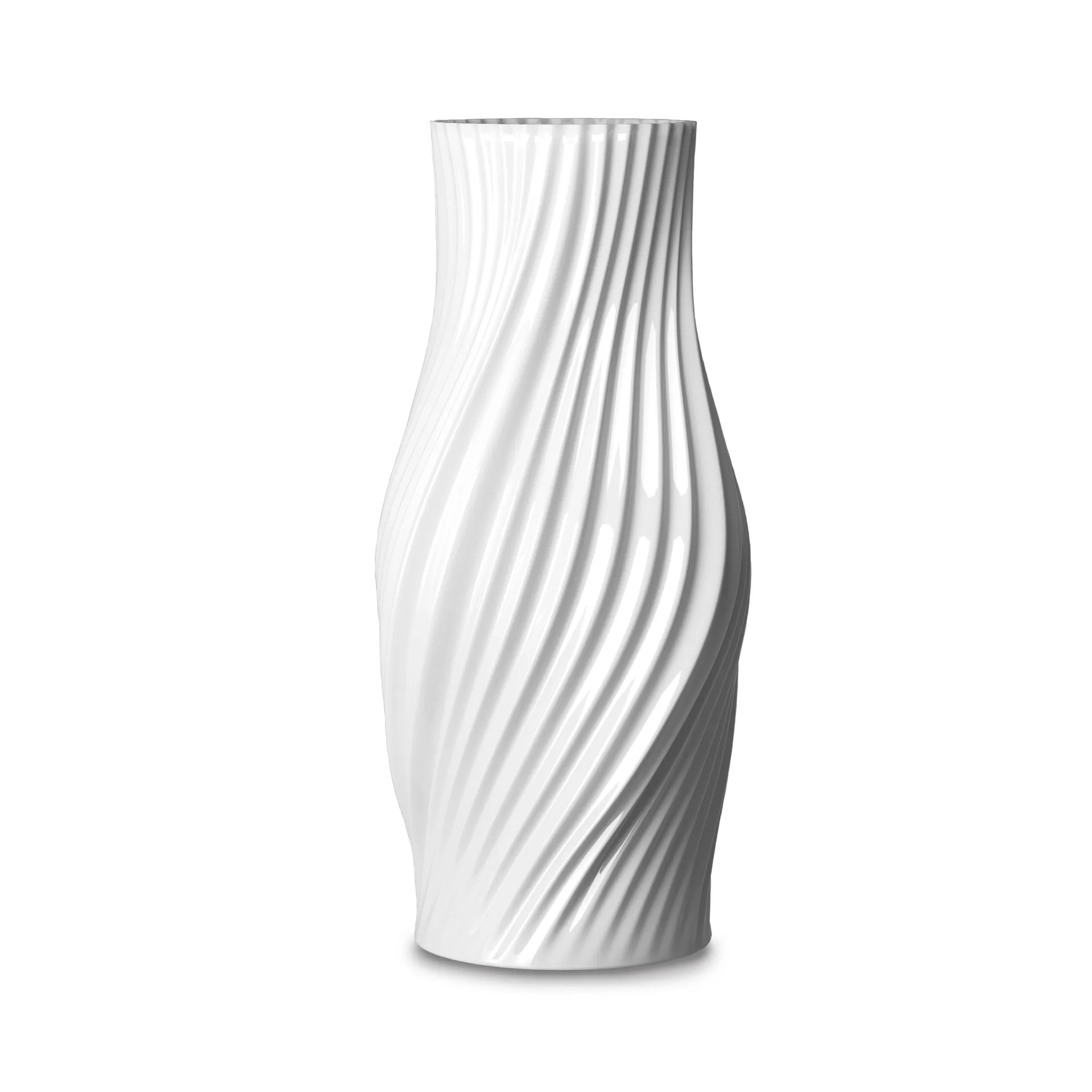 Twist 花瓶 31 cm, White Lyngby Porcelæn | リュンビューポーセリン