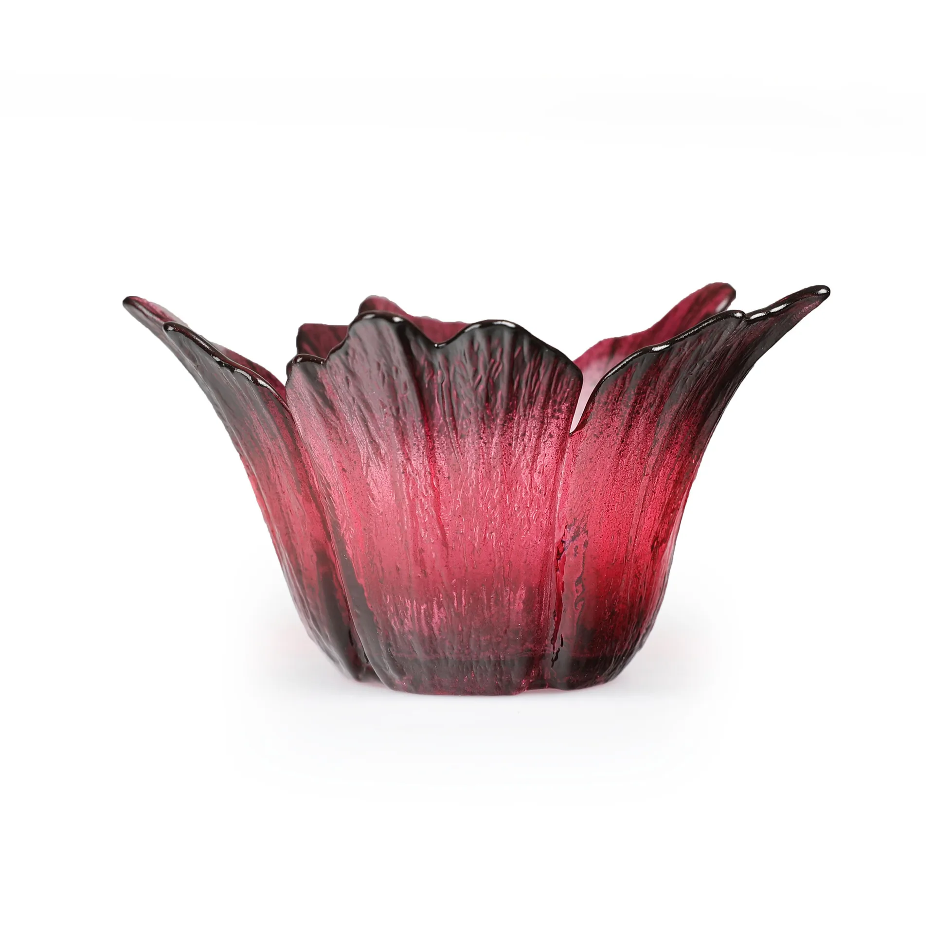 Fleur ランタン Ø14 cm, redpink Målerås Glasbruk