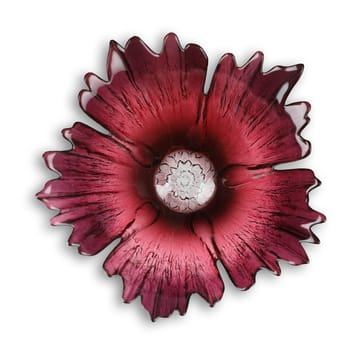 Fleur グラス ボウル red pink - small Ø19 cm - Målerås Glasbruk