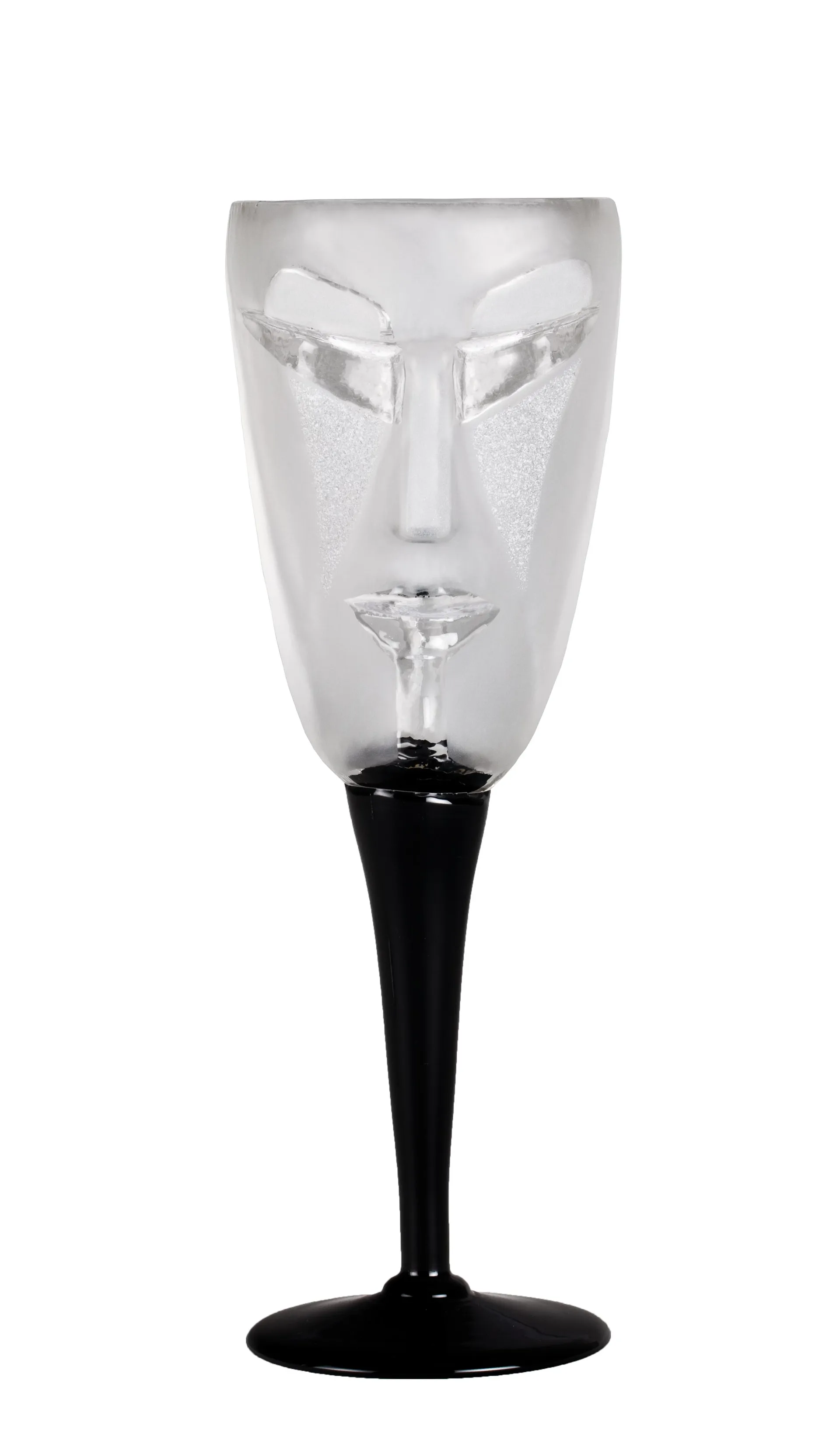 Kubik ワイングラス, clear Målerås Glasbruk