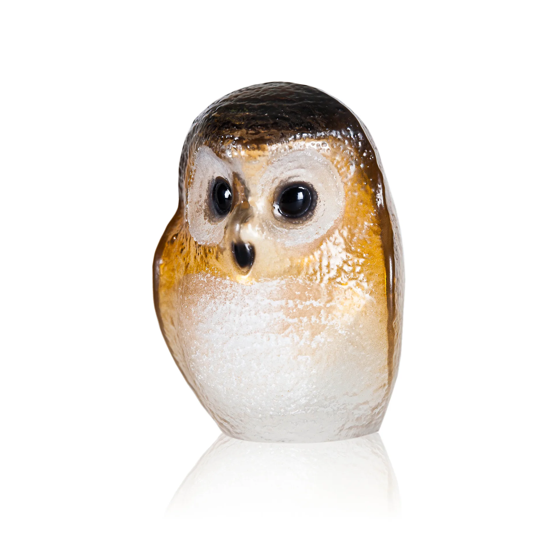 Safari Owl グラス スカルプチュア, Small Målerås Glasbruk
