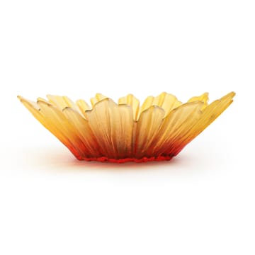 Solros グラスボウル yellow - small Ø17 cm - Målerås Glasbruk