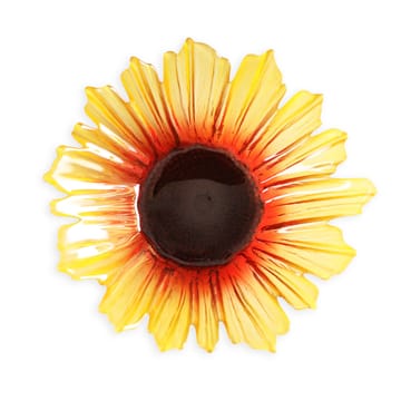 Solros グラスボウル yellow - small Ø17 cm - Målerås Glasbruk