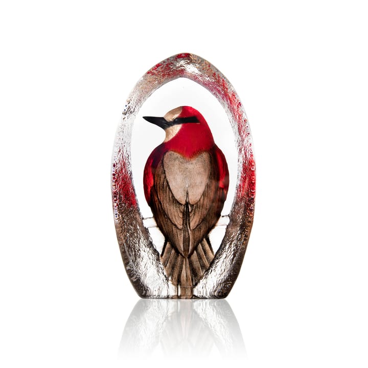 Wildlife Colorina グラス スカルプチャー 17.5 cm - Red - Målerås Glasbruk