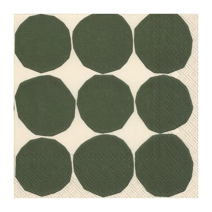 Kivet ナプキン 33x33 cm 20枚セット, White-green Marimekko | マリメッコ