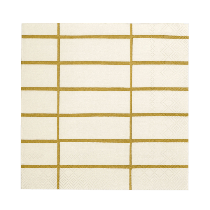 Tiiliskivi ナプキン 33x33 cm 20枚セット, Linen-ochre Marimekko | マリメッコ