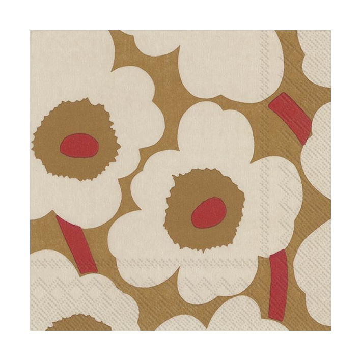 Marimekko | マリメッコ からのUnikko ナプキン 33x33 cm 20枚 Marimekko | マリメッコ からのUnikko ナプキン 33x33 cm 20枚