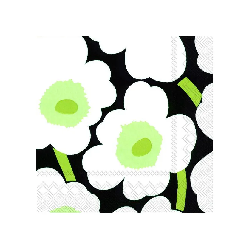 marimekko)unikko ナプキン　3枚セット Marimekko | マリメッコ からのUnikko ナプキン 40x40 cm 20枚
