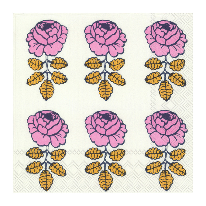 Marimekko | マリメッコ からのVihkiruusu ナプキン 33x33 cm 20 Marimekko | マリメッコ からのVihkiruusu ナプキン 33x33 cm 20