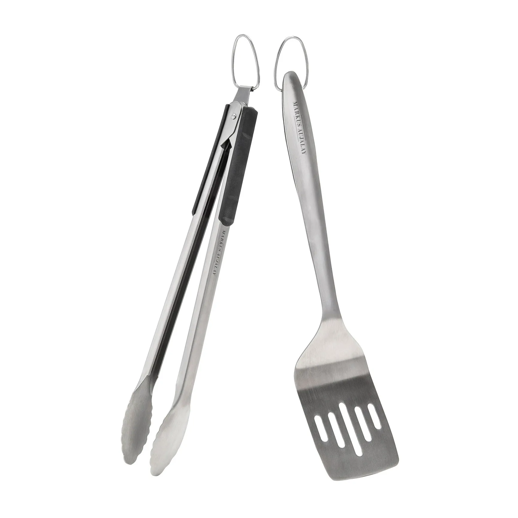 Markus BBQ グリルセット 2-pieces 10x43 cm, Silver Markus Aujalay