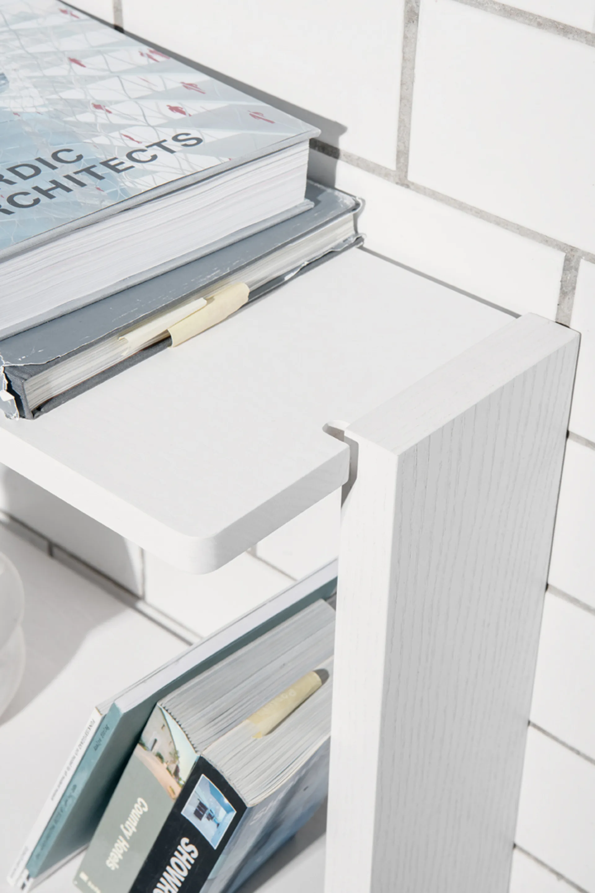 Gridlock - S1-A3-0 シェルフ, White stained Ash Massproductions