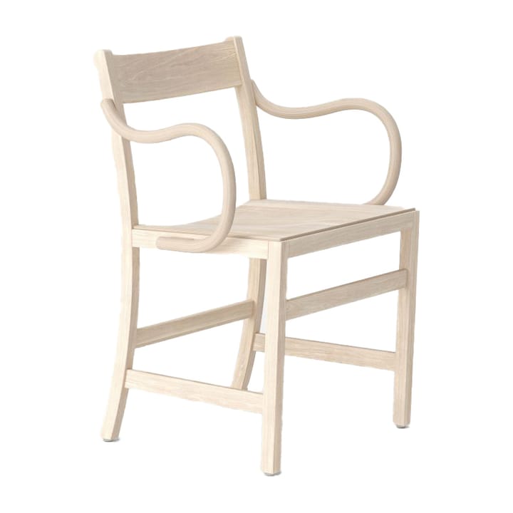 Waiter XL アームチェア - White-oiled beech - Massproductions | マスプロダクション