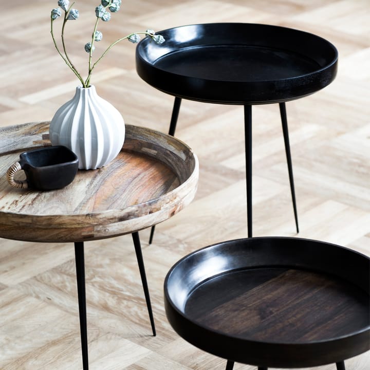 Bowl ラージ テーブル, mango nature. black stand Mater