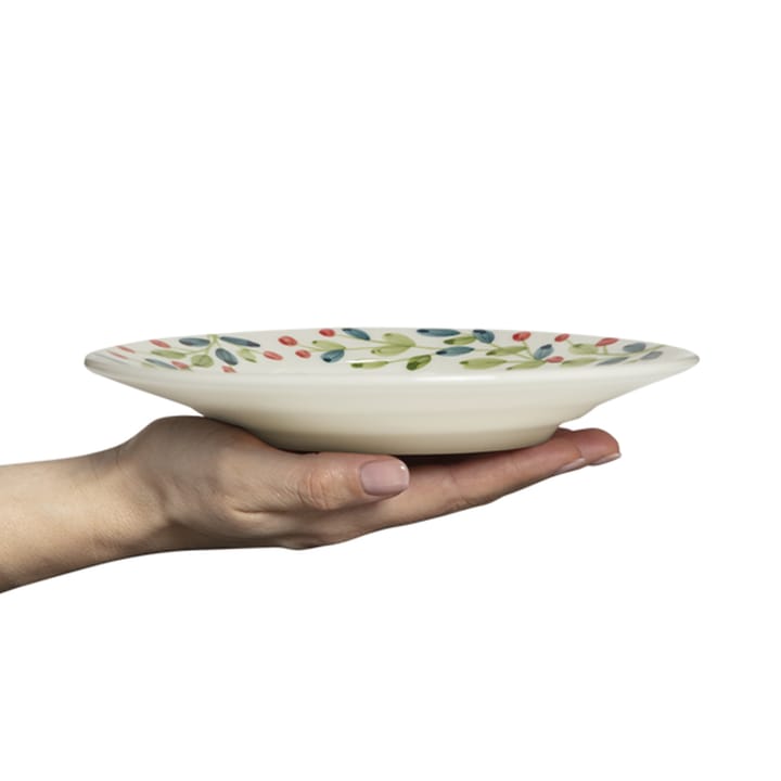 Basic クリスマスプレート Ø21 cm - White-multi - Mateus | マテュース