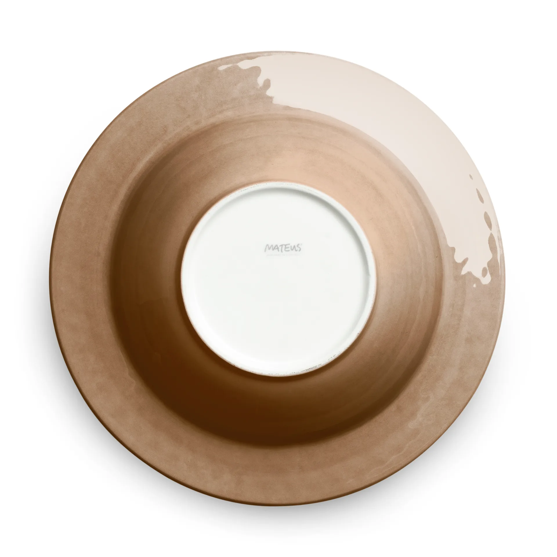 Bubbles スープ プレート 25 cm, cinnamon Mateus | マテュース
