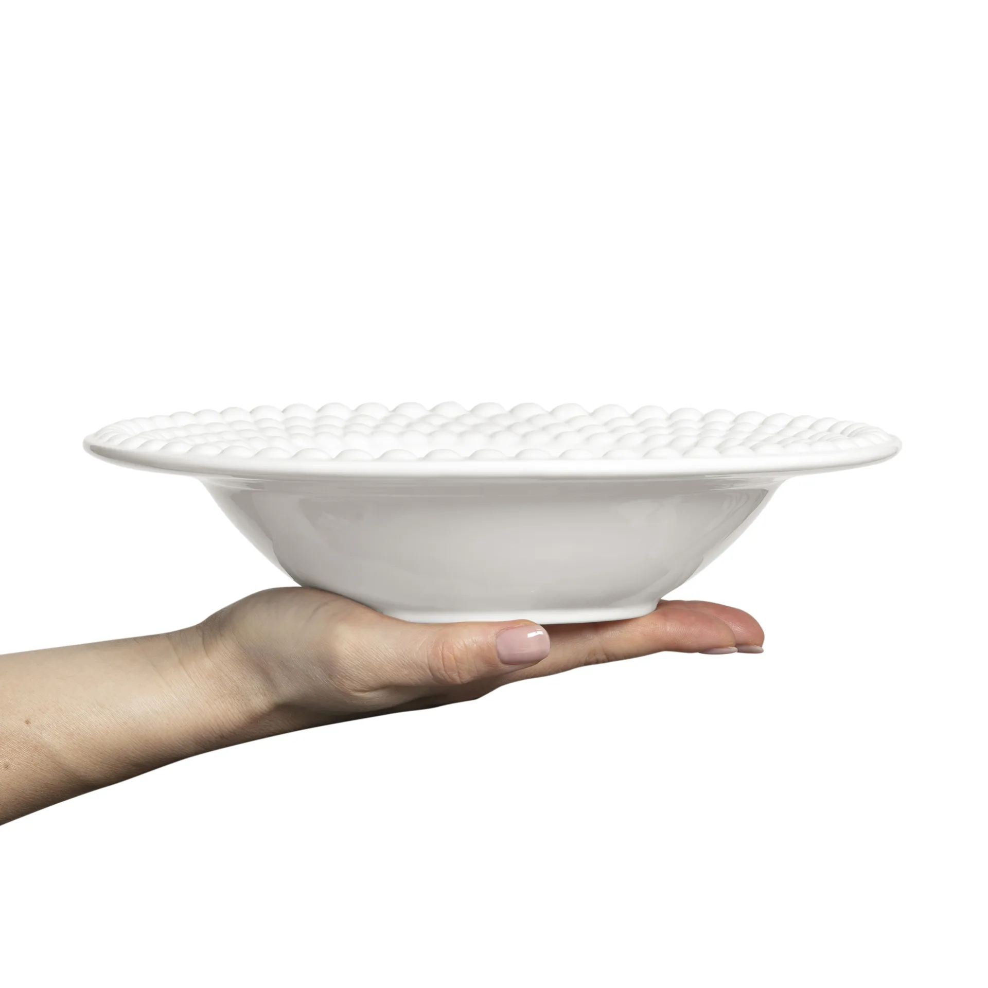 Bubbles スープ プレート 25 cm, White Mateus | マテュース
