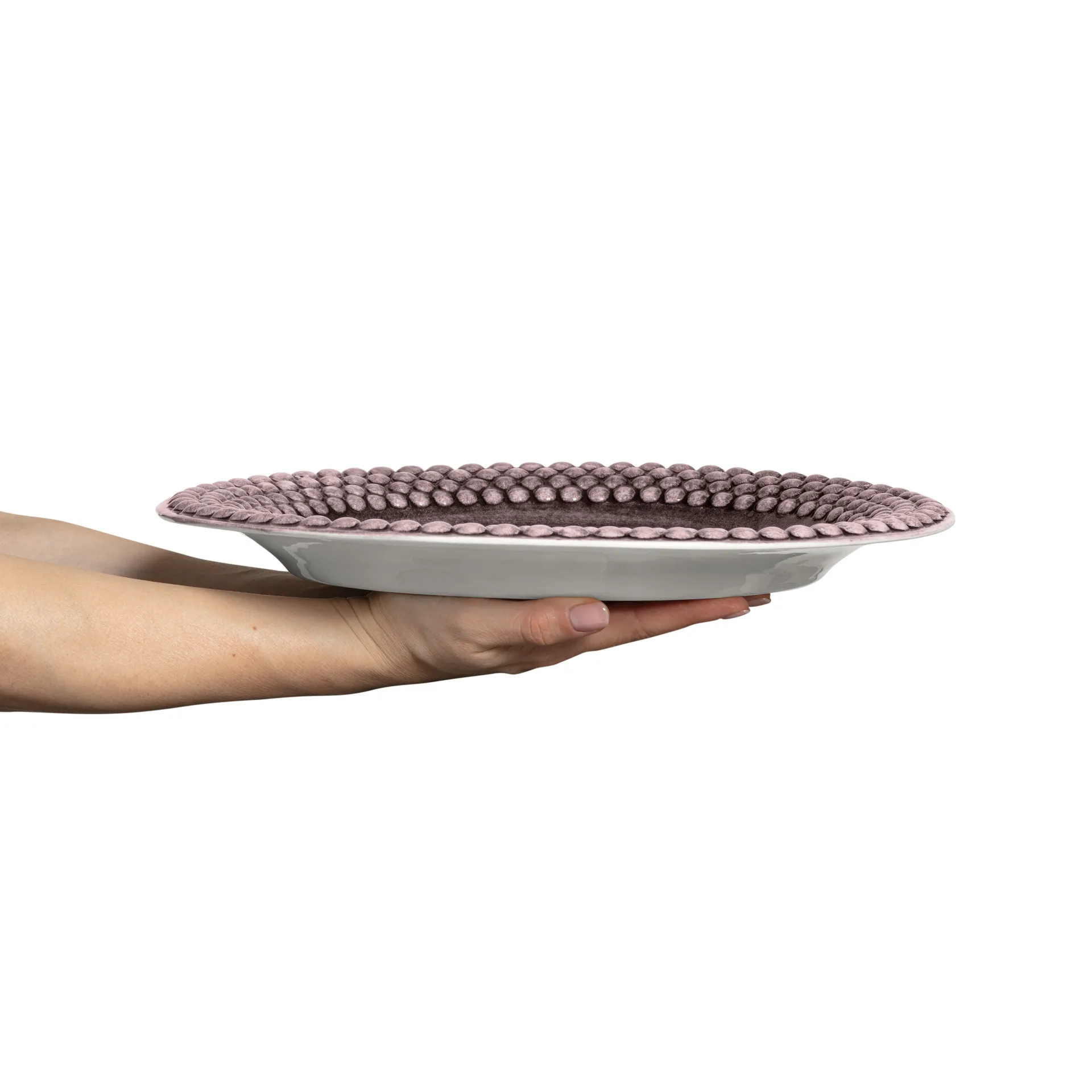 Bubbles オーバル ソーサー 35 cm, Plum Mateus | マテュース