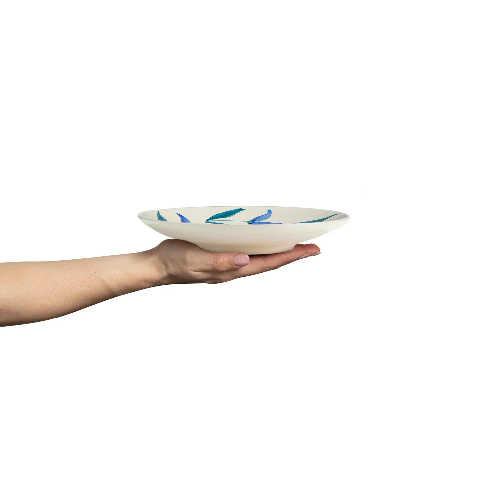 Flowers blossom プレート Ø20 cm, White Mateus | マテュース