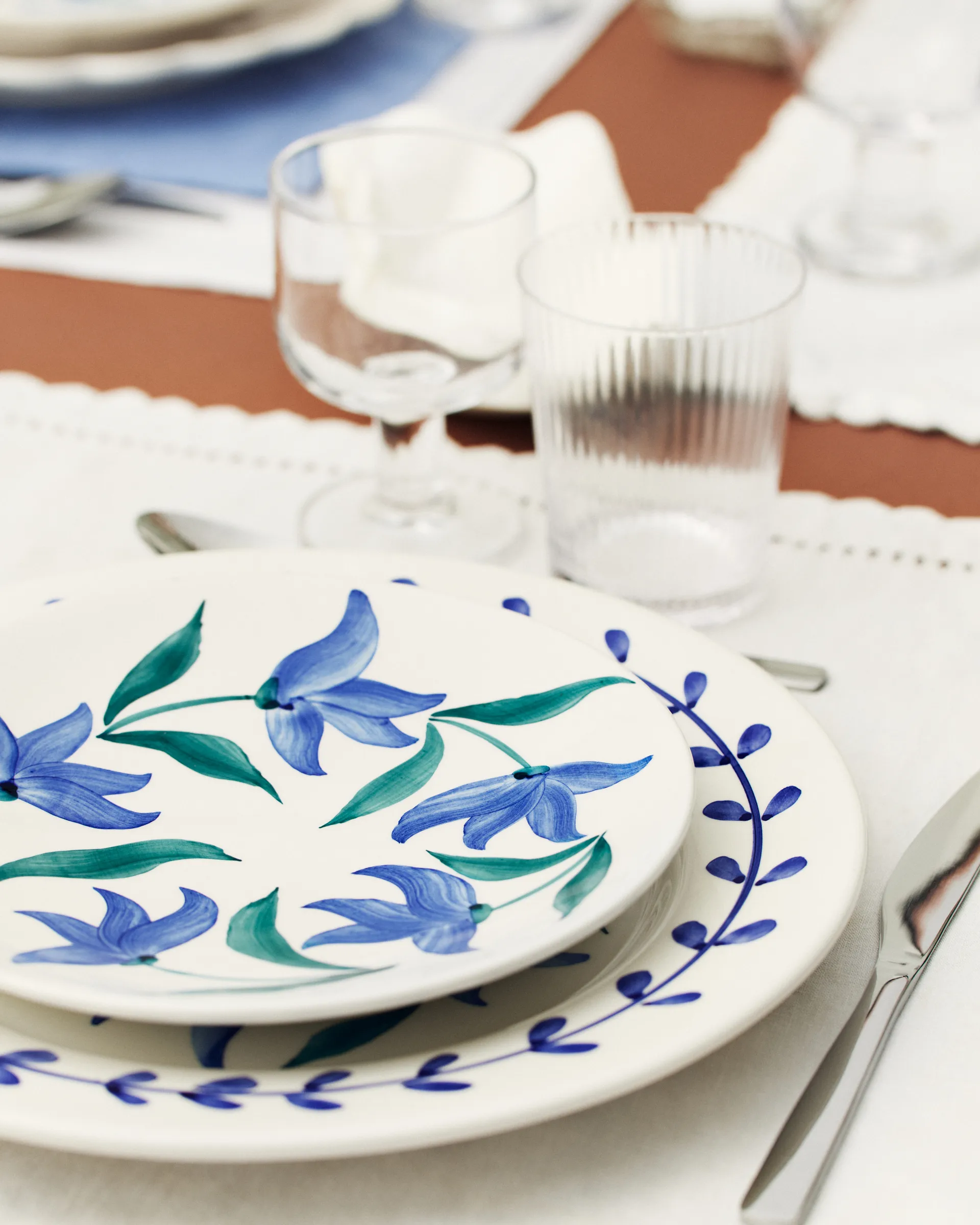 Flowers blossom ディナープレート Ø28 cm, White Mateus | マテュース