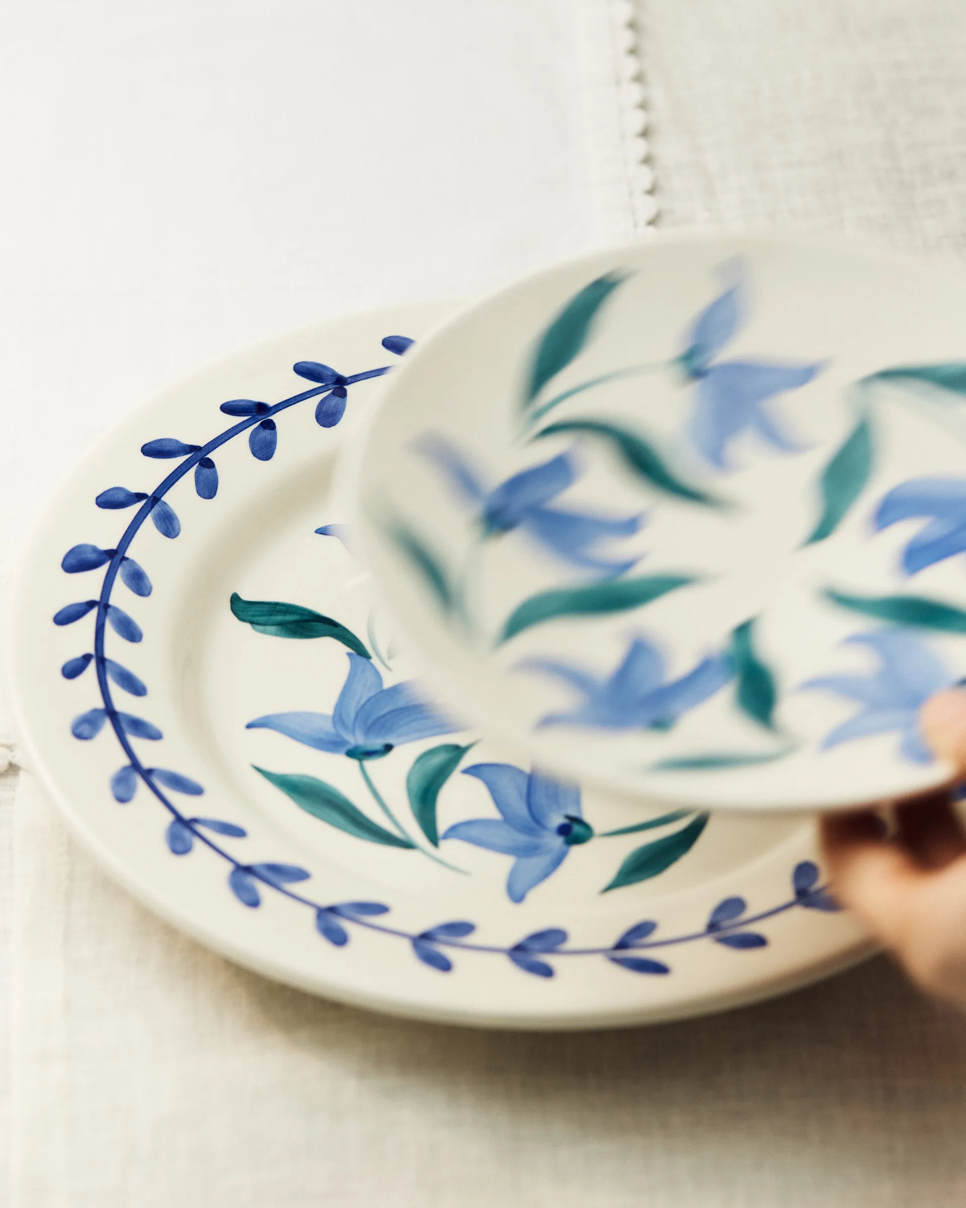 Flowers blossom ディナープレート Ø28 cm, White Mateus | マテュース