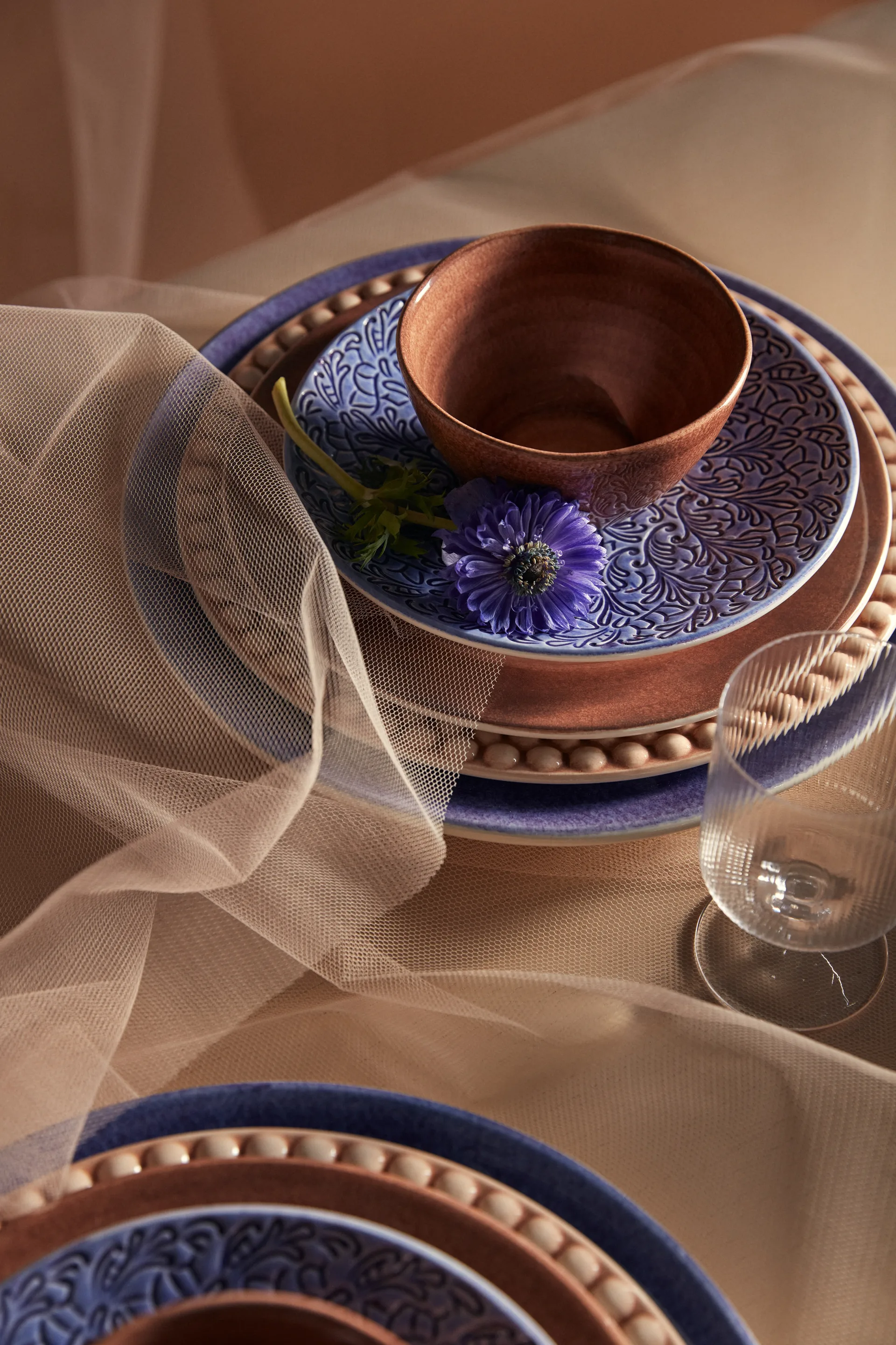 Lace プレート 20 cm, Light blue Mateus | マテュース