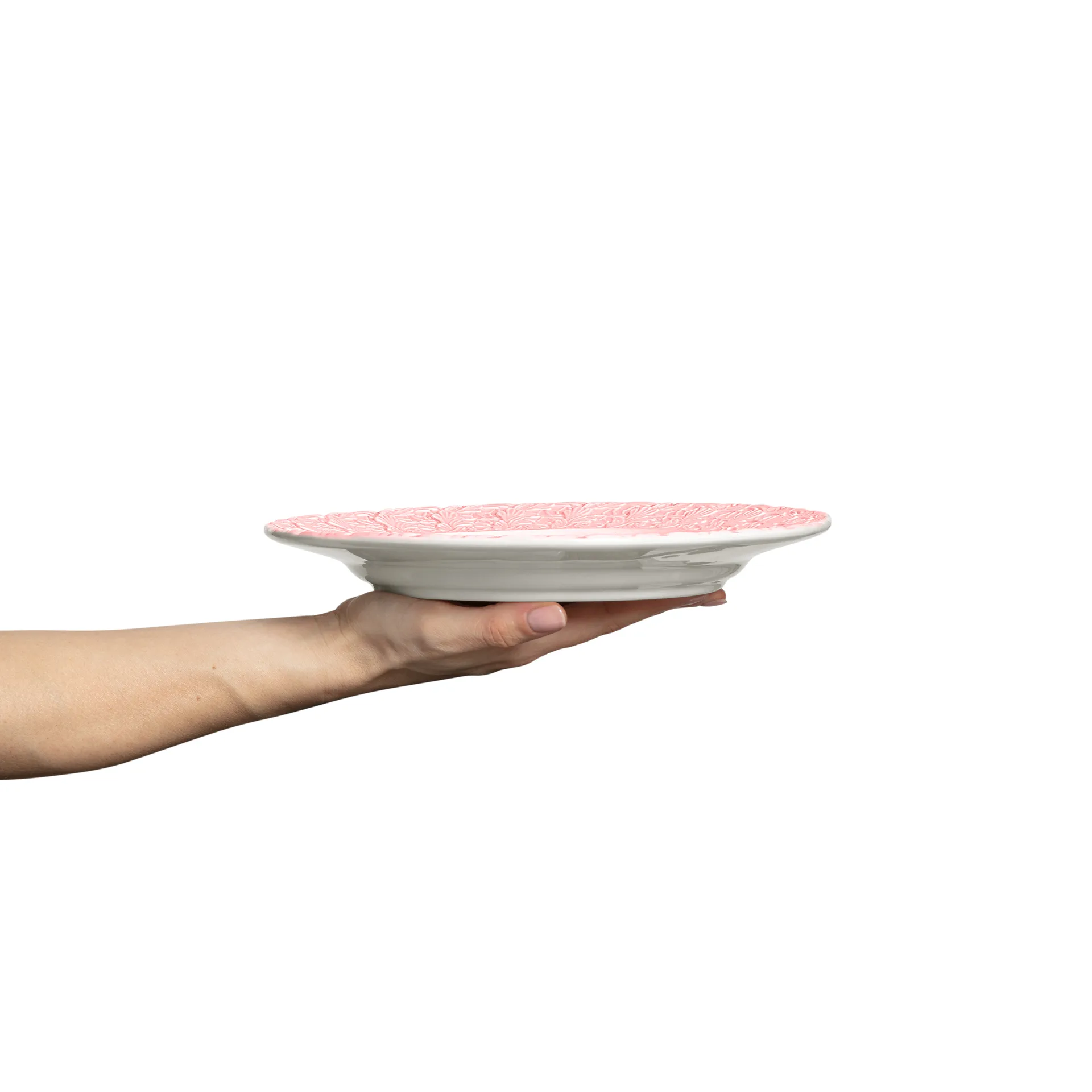 Lace プレート 25 cm, Light pink Mateus | マテュース