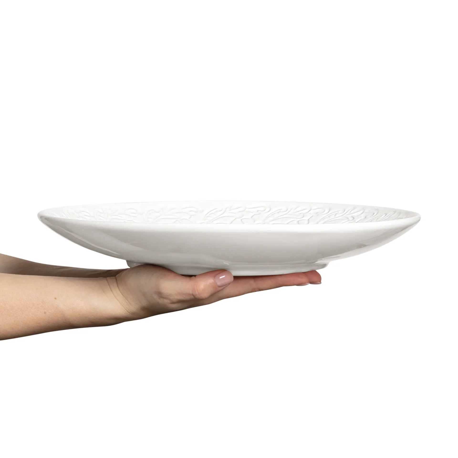 Lace ソーサー 34 cm, White Mateus | マテュース