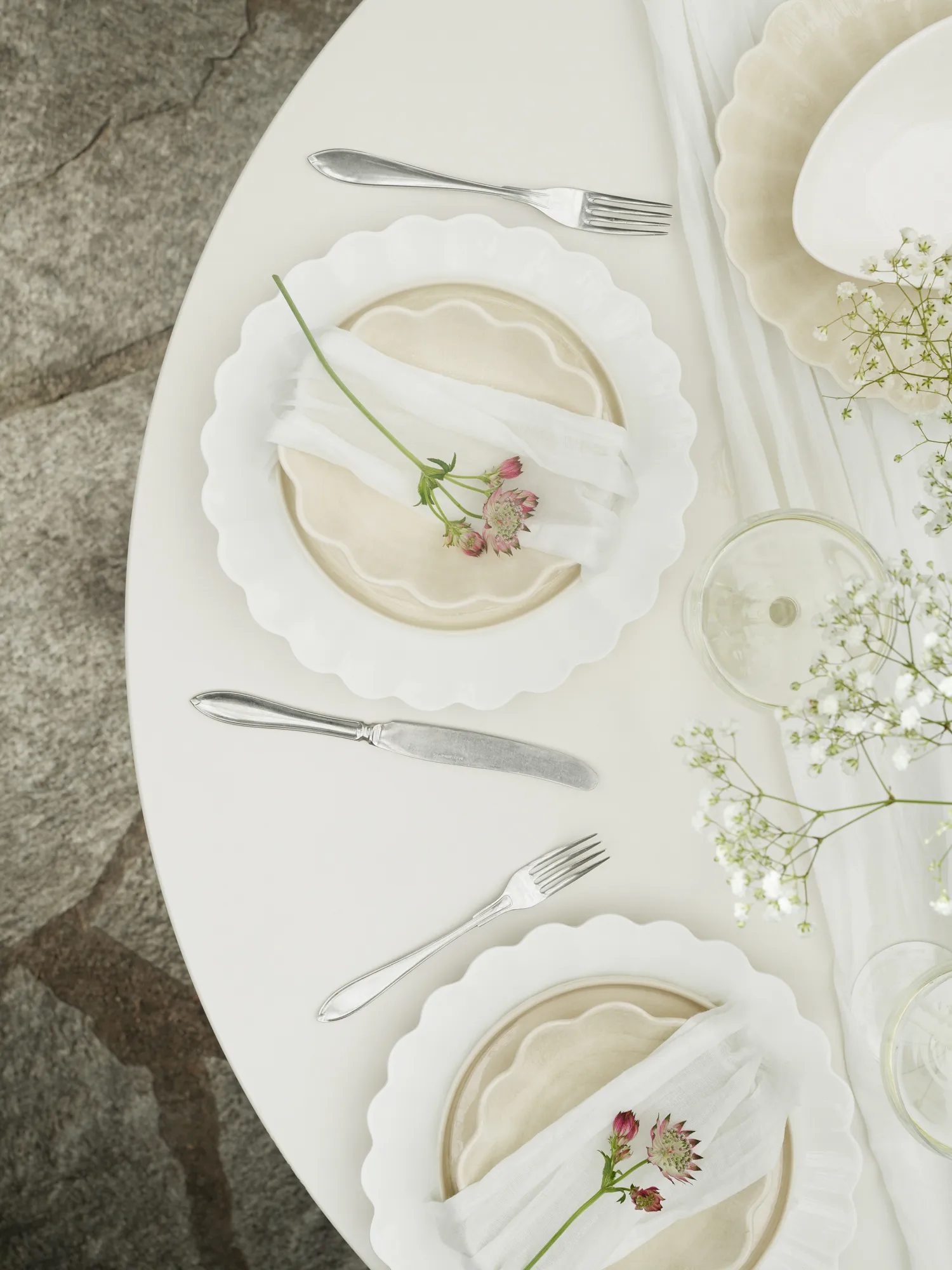 Oyster ボウル 16x18 cm, Sand Mateus | マテュース