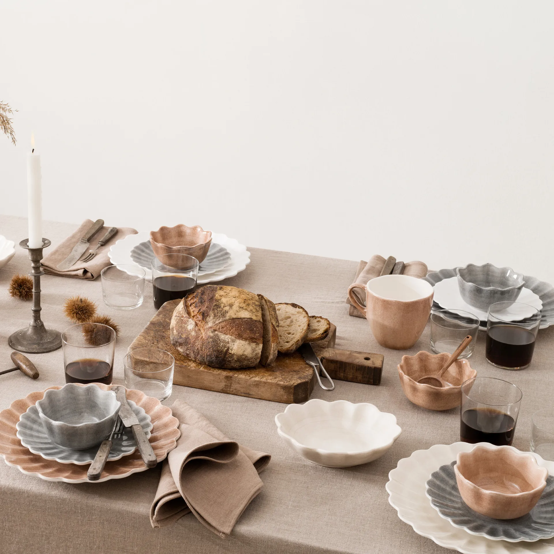 Oyster プレート 20 cm, grey Mateus | マテュース